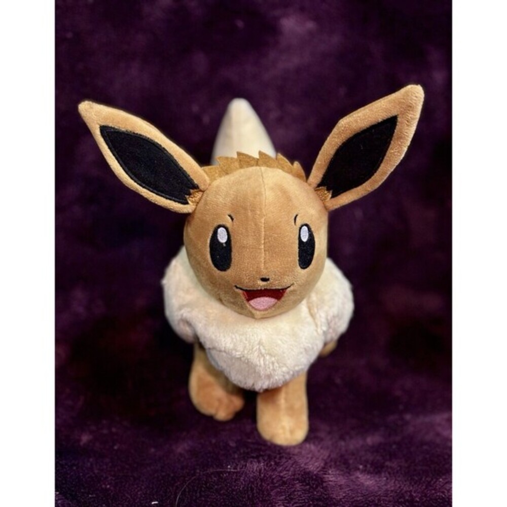 Pokemon Eevee Plush 8 Inch Stuffed Animal Toy Jazwares 2021 Nintendo Brown Kids